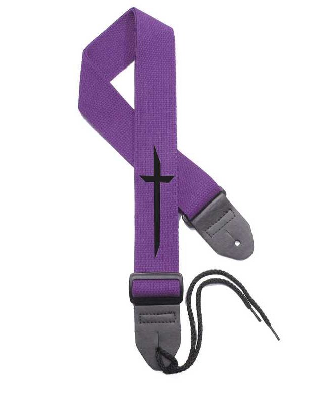 Purple Strap / Black Cross