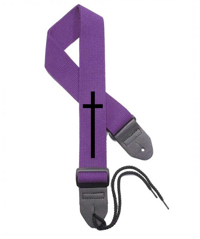 Purple Strap / Black Cross