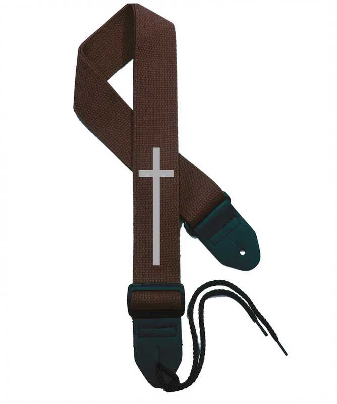 Brown Strap / Silver Cross