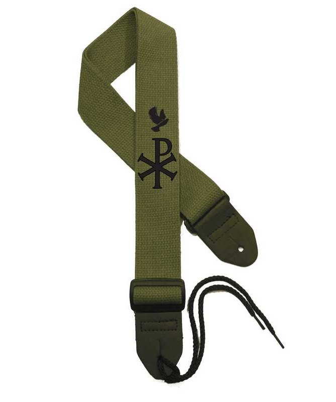 Olive Strap / Black Cross