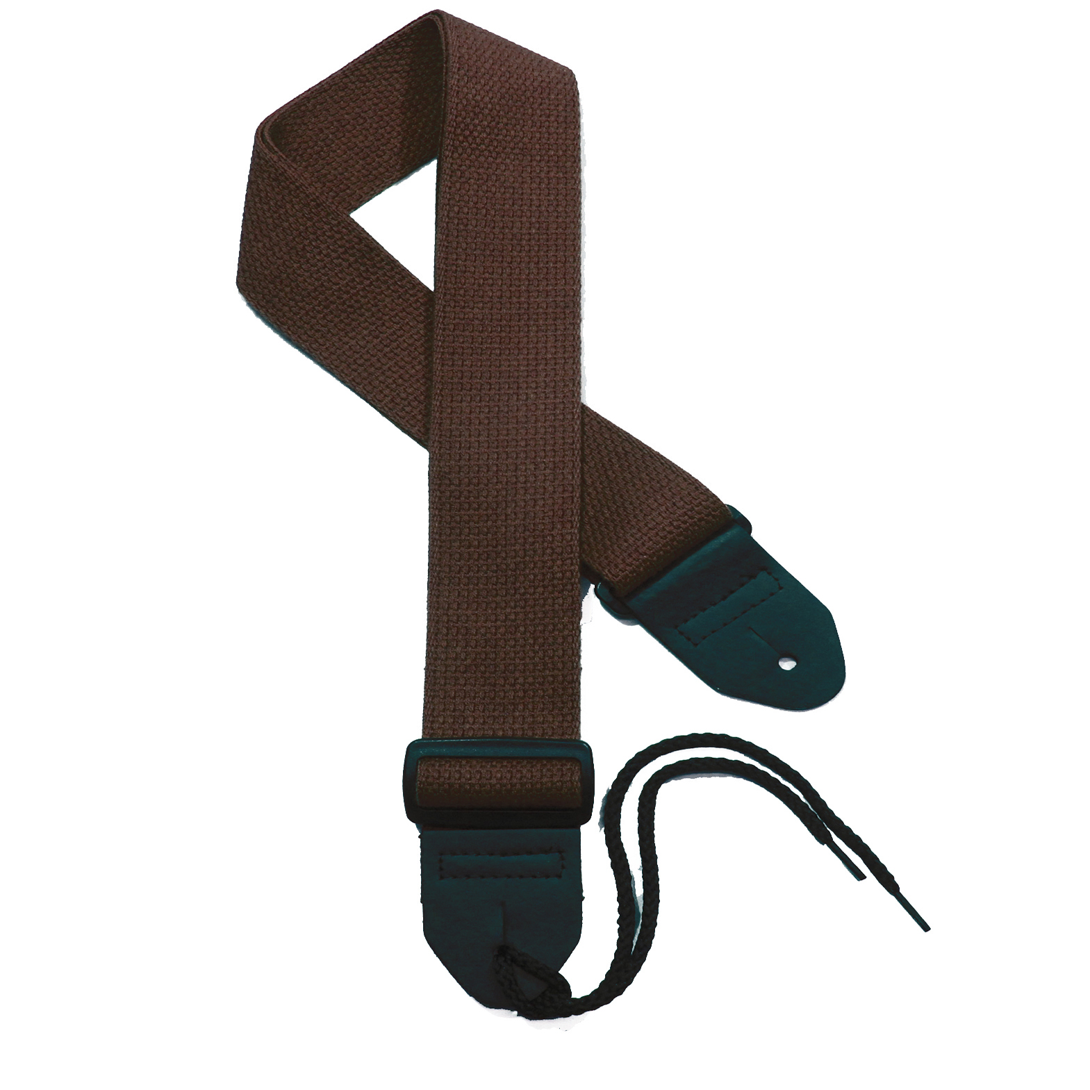 Dark Brown Cotton Guitar Strap