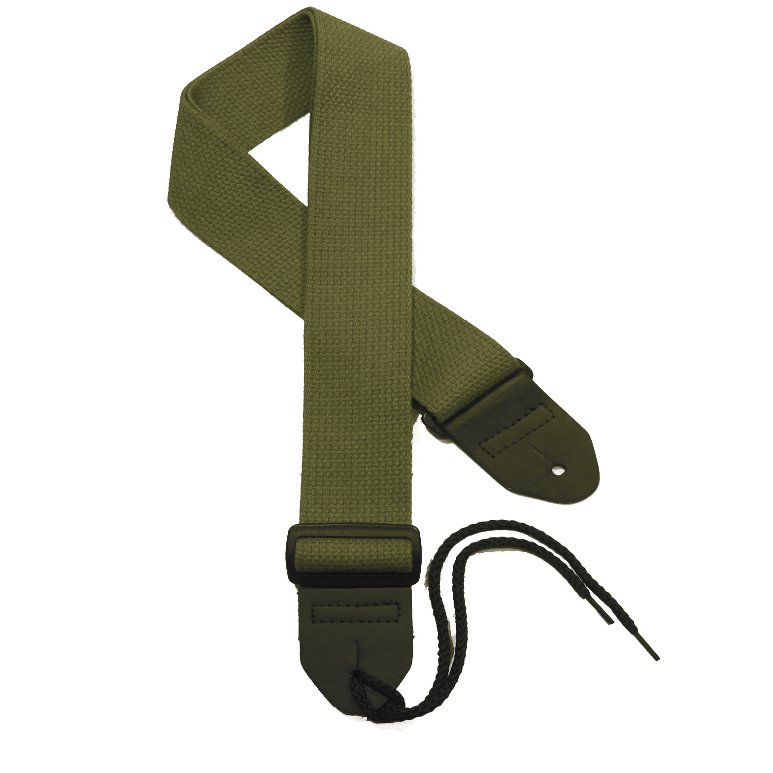 Olive Green Cotton Guitar Strap