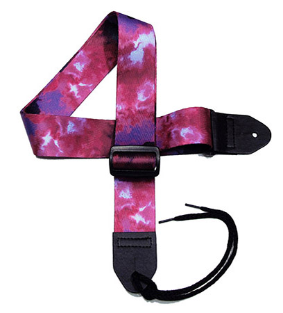 Purple Tie-dye Guitar Strap