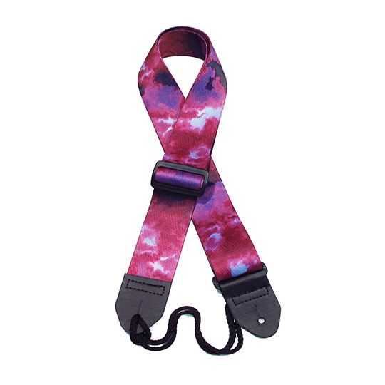 Purple Tie-dye Guitar Strap